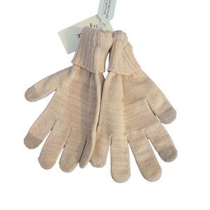 Style & Co Soft Pink Knit Gloves